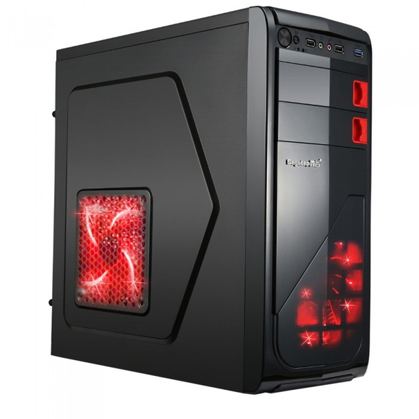 Настолен компютър GeFors GAMING Intel® QUAD-CORE™ i5-6600 3.9Ghz TURBO, 16GB DDR4, 1000GB HDD + 480GB SSD, VIDEO 4GB GDDR5+ Подарък (клавиатура, мишка) - 1