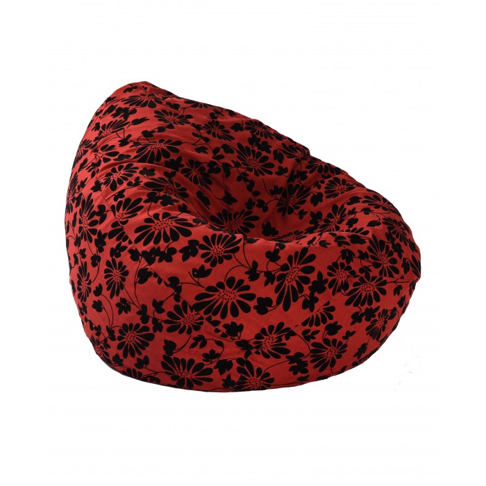 Пуф Pufrelax, круша, 300л., Nirvana Grande -Poppy, Перящ се калъф, Пълнеж от Полистиролни перли, Гама Premium - 1t