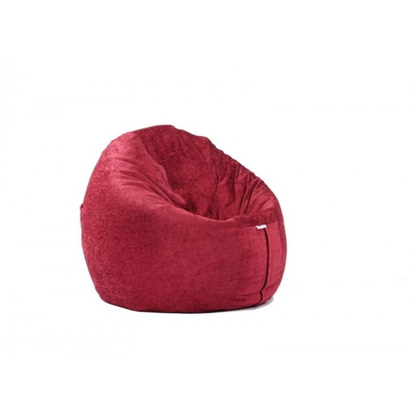 Пуф Pufrelax 300л., Relaxo XL - Sour Cherry, Перящ се калъф, Пълнеж от Полистиролни перли, Гама Premium Rustic - 1