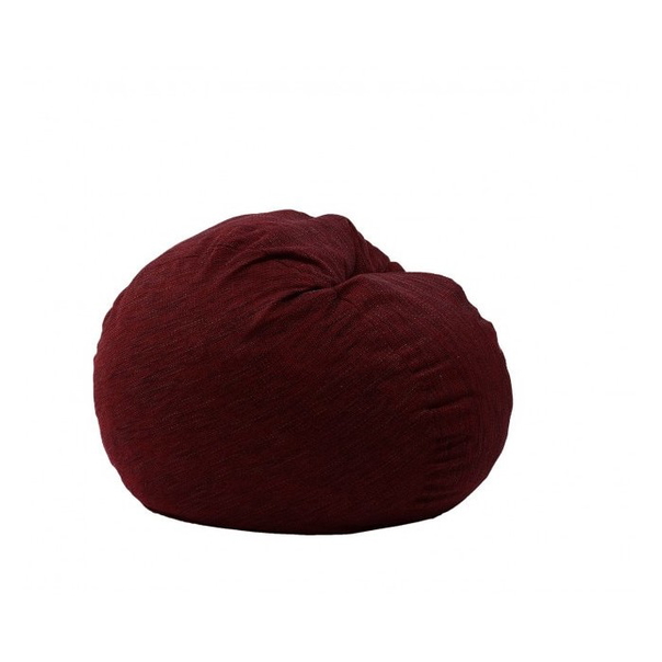 Пуф Pufrelax барбарон, 400л., Matusalem, Red wine, Перящ се калъф, Подходящ за деца, Пълнеж с микс от мемори пяна и дунапрен, Гама Premium Rustic - 1
