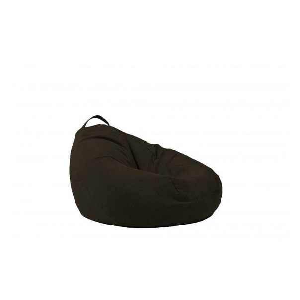 Пуф Pufrelax, круша, 500л., Nirvana Gigant - Dark Chocolate, Перящ се калъф, Пълнеж от Полистиролни перли, Гама Premium - 1