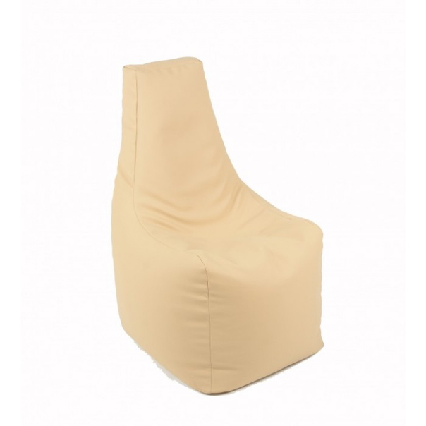 Пуф Pufrelax, стол, 200л., Sunlounger - Beige, Еко кожа, Пълнеж от полистиролни перли - 1
