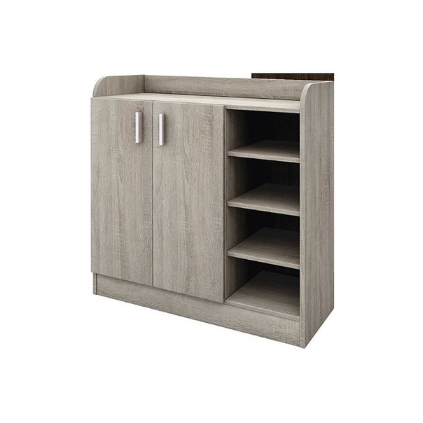 Шкаф за обувки Sani E85, 85x34x88 cm, Дъб Сонома - 1