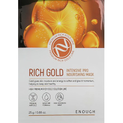 Подхранваща йонна маска със златно 25гр. Enough Rich Gold Intensive Pro Nou...