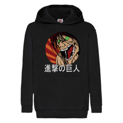 Детски Суитшърт Japan Manga Comics Anime Tralala Attack on Titan Eren Yeage...