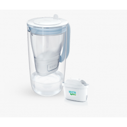 Кана за филтриране на вода Brita Glass Led, Maxtra Pro, 2.5 л, Синя
