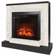 Eлектрическа камина MASOMI, Apolin 26 & Nexus-23", 1600W, Антрацит/Бял дъб - 2t