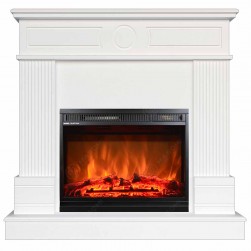 Eлектрическа камина MASOMI, Arlington 23 & Loran-23", 1600W, Бяло дърво