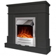 Eлектрическа камина MASOMI, Arlington 23 & Pirin-20", 1600W, Матов графит - 2t