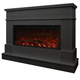 Eлектрическа камина MASOMI, Arlington 35 & Tasmania-35", 1600W, Матов графит - 2t