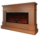Eлектрическа камина MASOMI, Arlington 35 & Tasmania-35", 1600W, Светъл орех - 2t