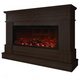 Eлектрическа камина MASOMI, Arlington 35 & Tasmania-35", 1600W, Тъмен орех - 2t