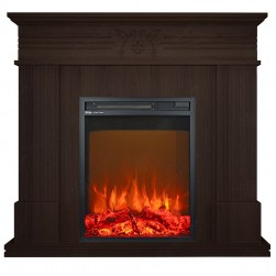 Eлектрическа камина MASOMI, Bird 23 & Miriam-18", 1600W, Тъмен орех