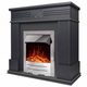 Eлектрическа камина MASOMI, Bird 23 & Pirin-20", 1600W, Матов графит - 2t