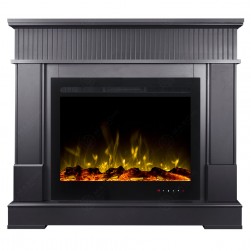 Eлектрическа камина MASOMI, Boston 29 & Everest-39", 1600W, Матов графит