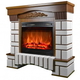 Eлектрическа камина MASOMI, Coventry 26 & Loran-23", 1600W, Светъл орех - 2t