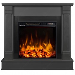 Eлектрическа камина MASOMI, Diplomat 23 & Frank-20", 1600W, Тъмен бетон