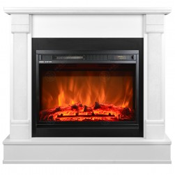 Eлектрическа камина MASOMI, Diplomat 23 & Loran-23", 1600W, Бял супермат