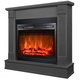 Eлектрическа камина MASOMI, Diplomat 23 & Loran-23", 1600W, Тъмен бетон - 2t