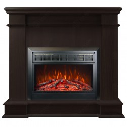 Eлектрическа камина MASOMI, Fabio 23 & Marsel-26", 1600W, Тъмен орех