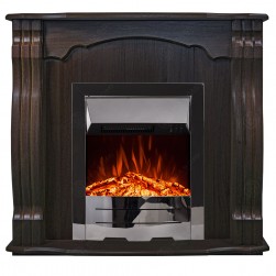 Eлектрическа камина MASOMI, Glazgow 23 & Pirin-20", 1600W, Тъмен орех