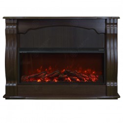 Eлектрическа камина MASOMI, Glazgow 33 & Tasmania-35", 1600W, Тъмен орех