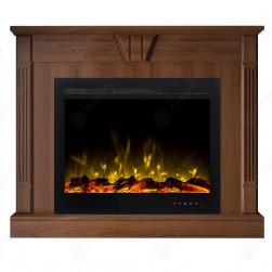 Eлектрическа камина MASOMI, Lotus 29 & Everest-39", 1600W, Светъл орех