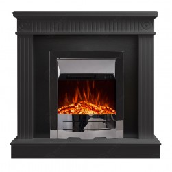 Eлектрическа камина MASOMI, Luna 23 & Pirin-20", 1600W, Матов графит