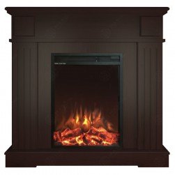 Eлектрическа камина MASOMI, Mari 23 & Miriam-18", 1600W, Тъмен орех