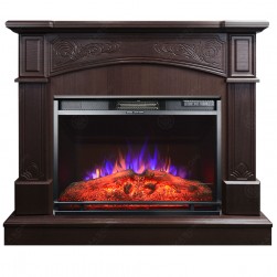 Eлектрическа камина MASOMI, Memphis 26 & Nexus-28", 1600W, Тъмен орех