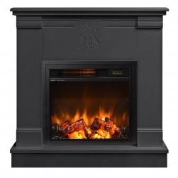Eлектрическа камина MASOMI, Nordic 17 & Dion-17", 1200W, Матов графит