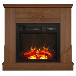 Eлектрическа камина MASOMI, Novella 17 & Dion-17", 1200W, Светъл орех