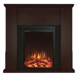 Eлектрическа камина MASOMI, Novella 20 & Miriam-18", 1600W, Тъмен орех