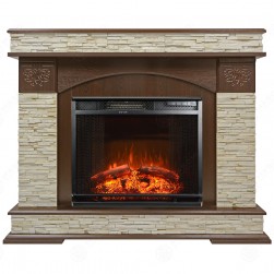 Eлектрическа камина MASOMI, Onyx 26 & Nexus-23", 1600W, Светъл орех