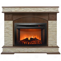 Eлектрическа камина MASOMI, Onyx 26 & Zacky-26", 1600W, Светъл орех