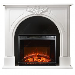 Eлектрическа камина MASOMI, Orient 23 & Nexus-23", 1600W, Бял супермат