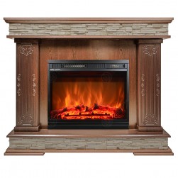 Eлектрическа камина MASOMI, Patrik 26 & Loran-23", 1600W, Светъл орех