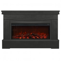 Eлектрическа камина MASOMI, Sweet 35 & Tasmania-35", 1600W, Тъмен бетон