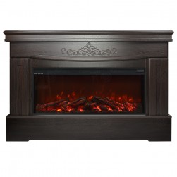 Eлектрическа камина MASOMI, Sweet 35 & Tasmania-35", 1600W, Тъмен орех