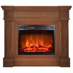 Eлектрическа камина MASOMI, Tallinn 23 & Loran-23", 1600W, Светъл орех