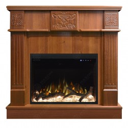 Eлектрическа камина MASOMI, Verona 26 & Bliss-26", 1600W, Светъл орех