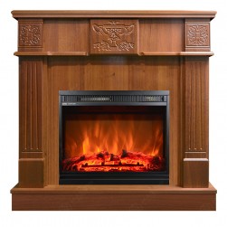 Eлектрическа камина MASOMI, Verona 26 & Loran-23", 1600W, Светъл орех