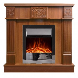 Eлектрическа камина MASOMI, Verona 26 & Pirin-20", 1600W, Светъл орех
