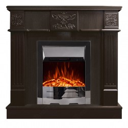 Eлектрическа камина MASOMI, Verona 26 & Pirin-20", 1600W, Тъмен орех