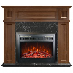 Eлектрическа камина MASOMI, Vilnus 20 & Marsel-26", 1600W, Светъл орех