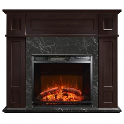 Eлектрическа камина MASOMI, Vilnus 20 & Nexus-23", 1600W, Тъмен орех