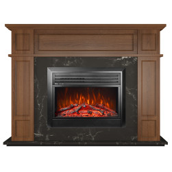 Eлектрическа камина MASOMI, Vilnus 29 & Marsel-26", 1600W, Светъл орех