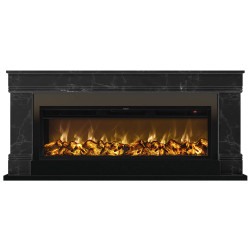 Eлектрическа камина MASOMI, Roy 50 & Tasmania-50", 1600W, Мрамор античен тъ...