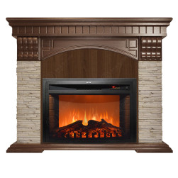 Eлектрическа камина MASOMI, Terra 26 & Zacky-26", 1600W, Светъл орех