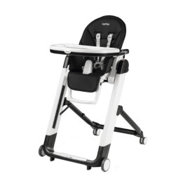 Столчета за хранене 2 в 1 PEG PEREGO Siesta Follow me 'Licorice', черно